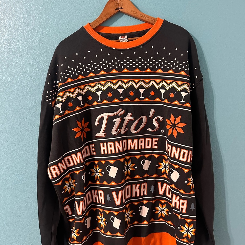 Black and Orange Men's Sweater